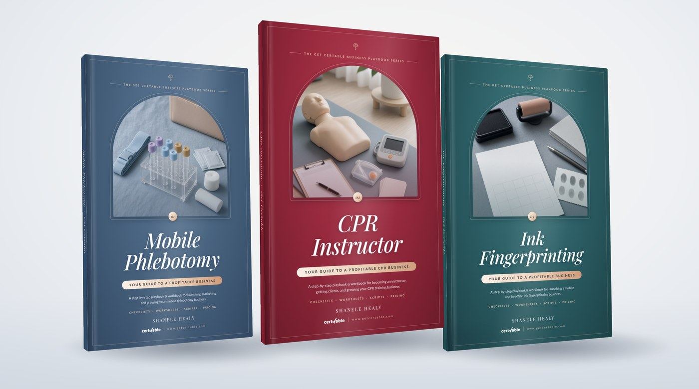 All three Get Certable playbooks